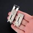 thumbnail image 4 of Callipe Titanium Alloy Mini Peeler Bottle Opener Heavy Duty Outdoor Travel Camping Hiking Multi-purpose Tool Portable Fruit Vegetable Peeler, 4 of 7