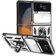 thumbnail image 5 of Estuche GANGXUN para Samsung Galaxy Z Flip 4, soporte giratorio 360°, estilo mecánico y magnético, 5 of 5