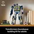 thumbnail image 4 of LEGO Icons Transformers: Soundwave - Building Set W/Sound Effects for Adults, 18+ - Model Kit W/Ravage & Laserbeak Figures - DIY Home Decor - Collectible Gift Idea for Sci-FI & Movie Fans - 10358, 4 of 9