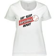 thumbnail image 3 of Inktastic Eat, Sleep, Baseball, Repeat Women's Plus Size T-Shirt, 3 of 5