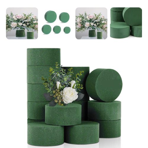 Flower Foam Block Creative Shape Highly Absorbent Super Soft Wide Application Delicate Texture Keep Moisture Versatile Flower Foam Block DIY Craft Floral Arrangement Garden Supplies