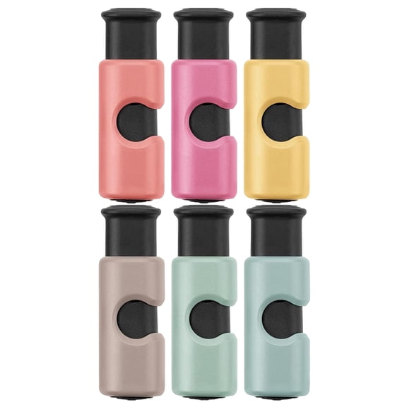 Grofry 6 Pcs Sealing Clip Set Food Bag Squeeze Clips Grip Food Fruit Bread Bag Clamp Lock Release Bread Bag Sealer