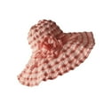 thumbnail image 2 of Women Outdoor Sun Hat Wide Brim Summer Breathable Cap UV Protection Foldable Beach Hat, 2 of 6