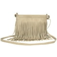 thumbnail image 4 of Dario Women's Faux Patent Leather Fringe Crossbody Purse with Adjustable Cross-Body Strap, 4 of 5