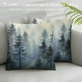 thumbnail image 3 of Nawypu  Throw Pillow Cover Watercolor Foggy Tree Misty Mountain Wild Outdoor Landscape Nature Decor Lumbar Pillow Case Cushion for Sofa Couch Bed Standard, 3 of 5