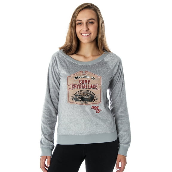 Friday The 13th Juniors' Camp Crystal Lake Long Sleeve Sleep Pajama Top