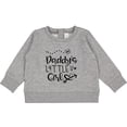 thumbnail image 2 of Inktastic Daddy's Little Girl with Hearts Flower and Butterfly Baby Sweatshirt, 2 of 4