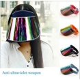 thumbnail image 2 of Sombreros casuales Unisex, gorra de Sol de Color caramelo transparente, tapas vacías, gorras de béisbol de PVC de plástico, sombrilla, visera, 2 of 4