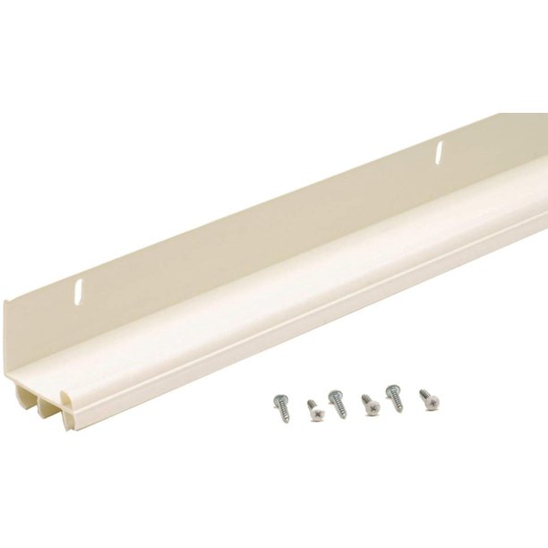 M D Building Products 43816 M D Dual L Shape Door Bottom 1 3 4 In W X 36 In L Quot White Fits 1 3 4 Inch Thick By 36 Inch Wide Doors By Md Building Products Walmart Com Walmart Com