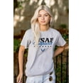 thumbnail image 3 of US Air Force USAF Girlfriend Pride Women's Graphic T Shirt Tees Brisco Brands S, 3 of 6
