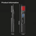 Mini Hidden Camera Wireless Bug Detector Anti Spy Detector Portable Bug Sweeper RF Signal Scanner for Home Office Travel