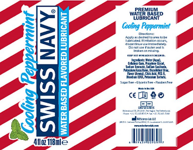 Swiss Navy Cooling Peppermint 4oz