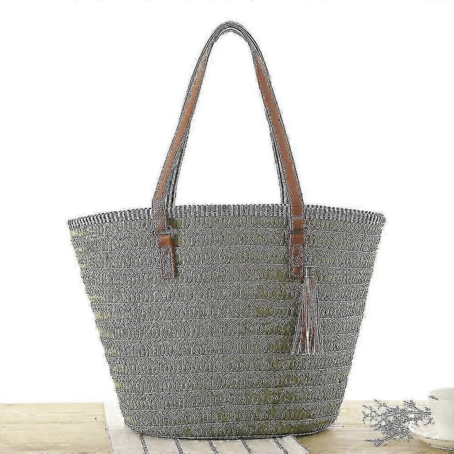 Women's Straw Handbag Summer Crossbody Bags Beach Shoulder Bag Bohemia New Large Woven Straw Bags