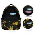 thumbnail image 4 of School Backpack Lightweight Multipocket College High Middle Student Bag 15L Dollars Coin Crown, 4 of 9
