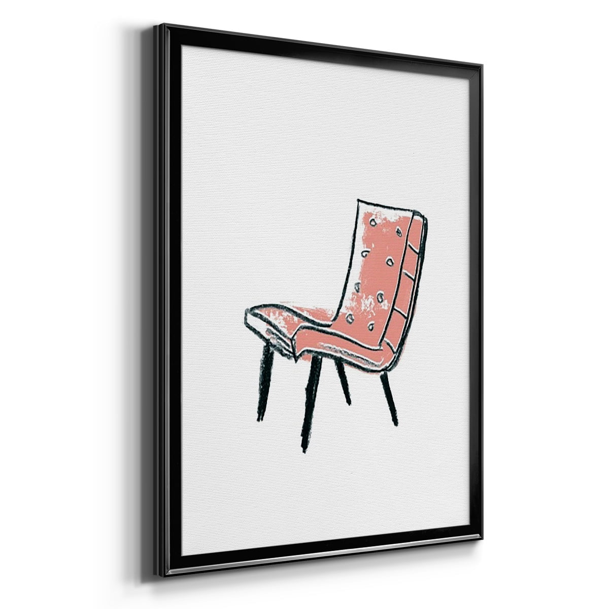 Take a Seat IX Premium Framed Print, in Gold, Black, or Silver - Ready to Hang