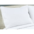 thumbnail image 2 of Marina Decoration Embroidered Stitching Coverlet Bedspread Ultra Soft Solid Bedding Summer Quilt Set with Quilted Sham, White Herringbone Pattern, 2 of 5