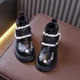 thumbnail image 6 of hzomhy Girls Short Boots Round Toe Thick Sole Side Zipper for Fall Winter Daily Casual and Outdoor Wear, 6 of 8