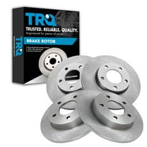 TRQ Front & Rear Brake Rotors Set Fits Select 2004-2013 Mazda 3