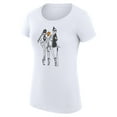 thumbnail image 2 of Women's G-III 4Her by Carl Banks White Chicago White Sox Super-Slim Fit Lightweight Baseball Girls T-Shirt, 2 of 3