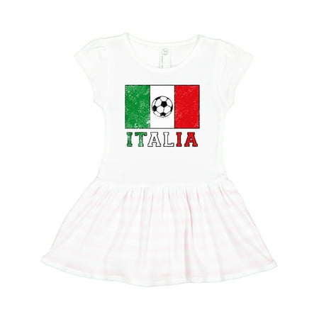 

Inktastic Italian Soccer Gift Toddler Girl Dress