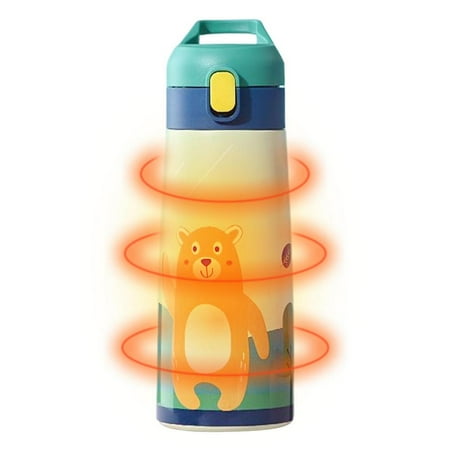 

Julam Kids Insulated Cute Water Bottle Stainless Steel Water Bottle with Straw Lid Portable Kids Cute Thermos with straw Coffee Thermo cup Water Bottle Cups everywhere