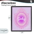 thumbnail image 4 of Stupell Industries Art Deco Darling Ornate Mirror Black Floating Frame Canvas Art, 17 x 21, by Ziwei Li, 4 of 8