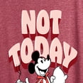 thumbnail image 3 of Disney - Mickey & Friends - Mickey Staying in for the Day - Not Today - Women's Short Sleeve Graphic T-Shirt, 3 of 5