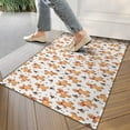 thumbnail image 4 of White Christmas Gingerbread Man Pattern Door Rugs,Washable Non Slip Door Mats Indoor,Decorative Door Mats,Entry Mat Indoor for Entrance,Bedroom,Kitchen,Bathroom,17"x30", 4 of 6