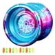 thumbnail image 1 of Yoyo Que No Responde, Yoyo Profesional para NiñOs, Pelota de Yoyos para Principiantes de Aluminio para Jugadores de Yoyos con Cuerdas de 10 Yoyos, 1 of 5