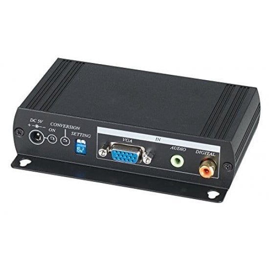 VGA to HDMI Converter with Local loop VGA output