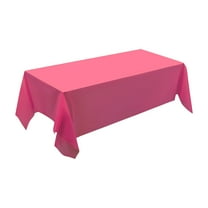 Thick Disposable Peva Rectangle Tablecloth, Thick Table Cover For Party Birthday Wedding Picnic Home Gatherings, Easy Clean Tear Resistant And Convenient Disposable Table