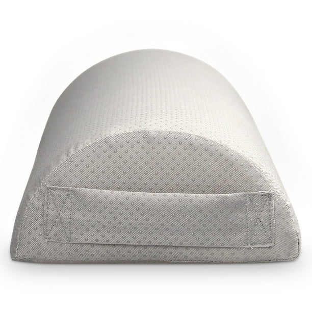 EZGO Half Moon Bolster Pillow, Orthopedic Knee Pillow for Pain Relief