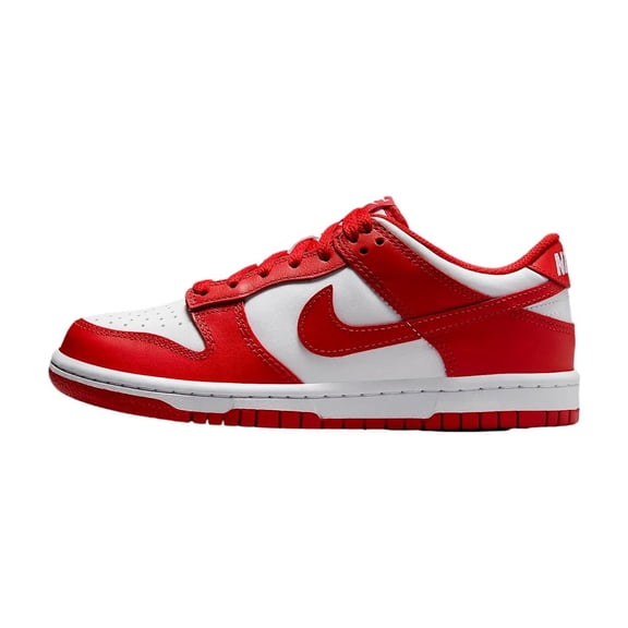 Big Kid's Nike Dunk Low White/University Red (FB9109 119) - 6.5