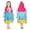 Mermaid, variant on Mermaid Hooded Bath Towel for 2 to 6 Years Girl,100% Cotton Water Absorption Beach Poncho Swim Changing Robe, Sand Proof