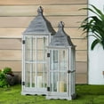 thumbnail image 6 of A&B Home Window Scape Lanterns - Gray - Set of Three-Color:Gray,Style:Classic Vintage, 6 of 6