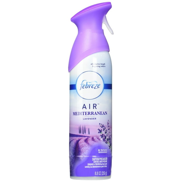 Refrescador de aire Febreze, lavanda mediterránea, 250 ml, paquete de 3