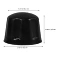 thumbnail image 2 of BESTYASH 7-Piece ATV Wheel Bearing Caps Rubber Replacement Covers for Trailer, Off-Road Vehicles and Utility Use, 2 of 8