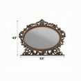 thumbnail image 5 of Vany Dresser Mirror, Intricate Brushed Champagne and Cherry Wood 43x53, 5 of 5