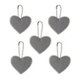 thumbnail image 1 of Lisbinx 5PCS Reflective Pendant Outdoor Reflective Pendant Heart Shaped Reflective Suitable For Backpack Riding Walking Running Holiday Gift Finder, 1 of 1