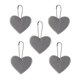 thumbnail image 1 of Colgante reflectante de seguridad para exteriores, 5 uds., colgante reflectante de seguridad en forma de corazón, adecuado para mochila, montar, caminar y correr Wmkox8yii  jkg6107, 1 of 1