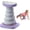 Purple, variant on Spring Loaded Push Up Trainer, Non-Slip Portable Push Up Board for Home Gym Core Full Body Workout, Compact Fitness Equipment for Beginners