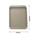 thumbnail image 3 of Wosthever Moldes rectangulares para hornear, bandeja para horno, revestimiento negro/dorado, accesorio resistente al desgaste, para pastel Cocina y Comedor Oro 33*23cm, 3 of 6