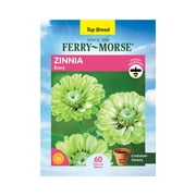 Ferry-Morse 540MG Zinnia Envy Annual Flower Seeds Full Sun