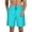 Aqua, variant on Black Men's Beach Shorts, Surfing shorts, Swim trunks, Quick Dry Swim Trunks for Surfing Beach Fun - Medium