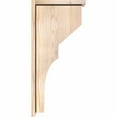 thumbnail image 3 of 7 1/2"W x 14"D x 30"H Monterey Smooth Corbel w/Backplate, Douglas Fir, 3 of 9