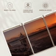 thumbnail image 6 of Elephant Stock Garita Del Diablo Puerto Rico Wall Art - Horizontal Multi Panel Canvas - Living Room Wall Decor - Beach Multi Panel - Brown And Gray Decor - 80" x 39", 6 of 8