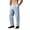 Light Blue, variant on Men's Wide Leg Dress Pants Striped Baggy Pleated Casual Cotton Golf Trousers Relaxed Fit Elastic Waist Business Work Travel Slacks Size 3XL Khaki