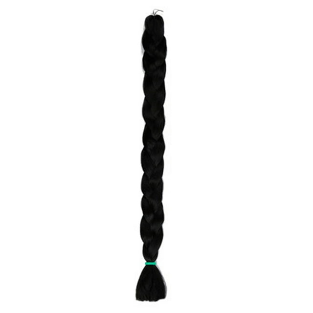 pitrice 41inch Women Long Braiding Hair Synthetic High Temperature Fiber Pure Color Braid Hair Extensions