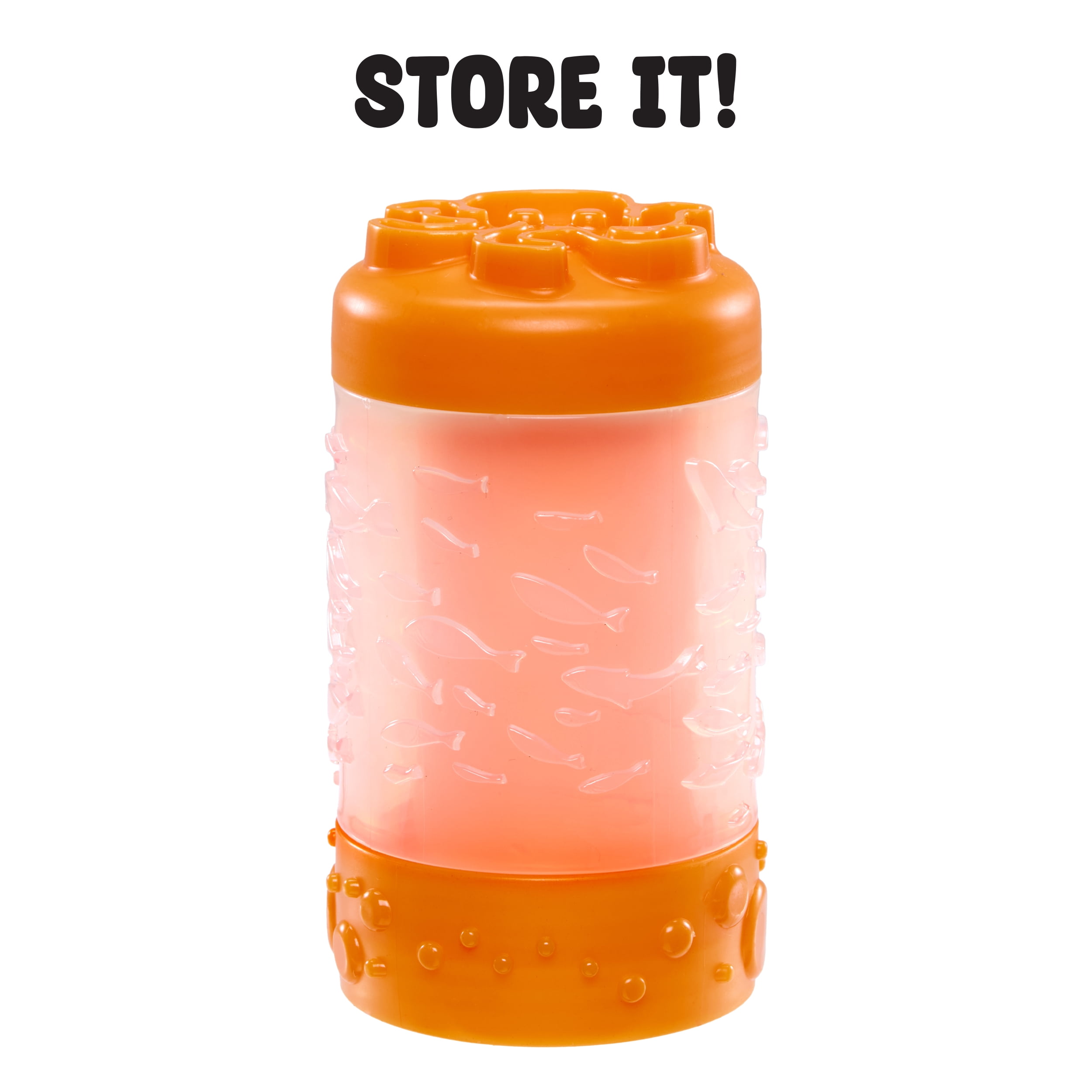 Wonder Factory Never Dry Floating Dough Orange Single – Never Dries Out, Gluten Free, and Floats in Water