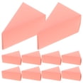 thumbnail image 1 of 50pcs Triangle Cake Boxes Creative Candy Box Practical Sugar Gift Container Lovely Presents Cases for Home Party (Pink), 1 of 9